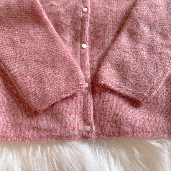 Sezane Pink Women's Sweater Cardigan - Picture 12 of 16